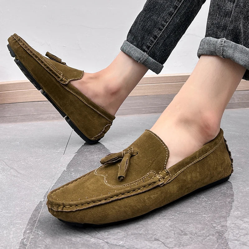 Loafers à Glands Homme Slip-On Léger Antidérapant | 7 Coloris – CLEVI Paris