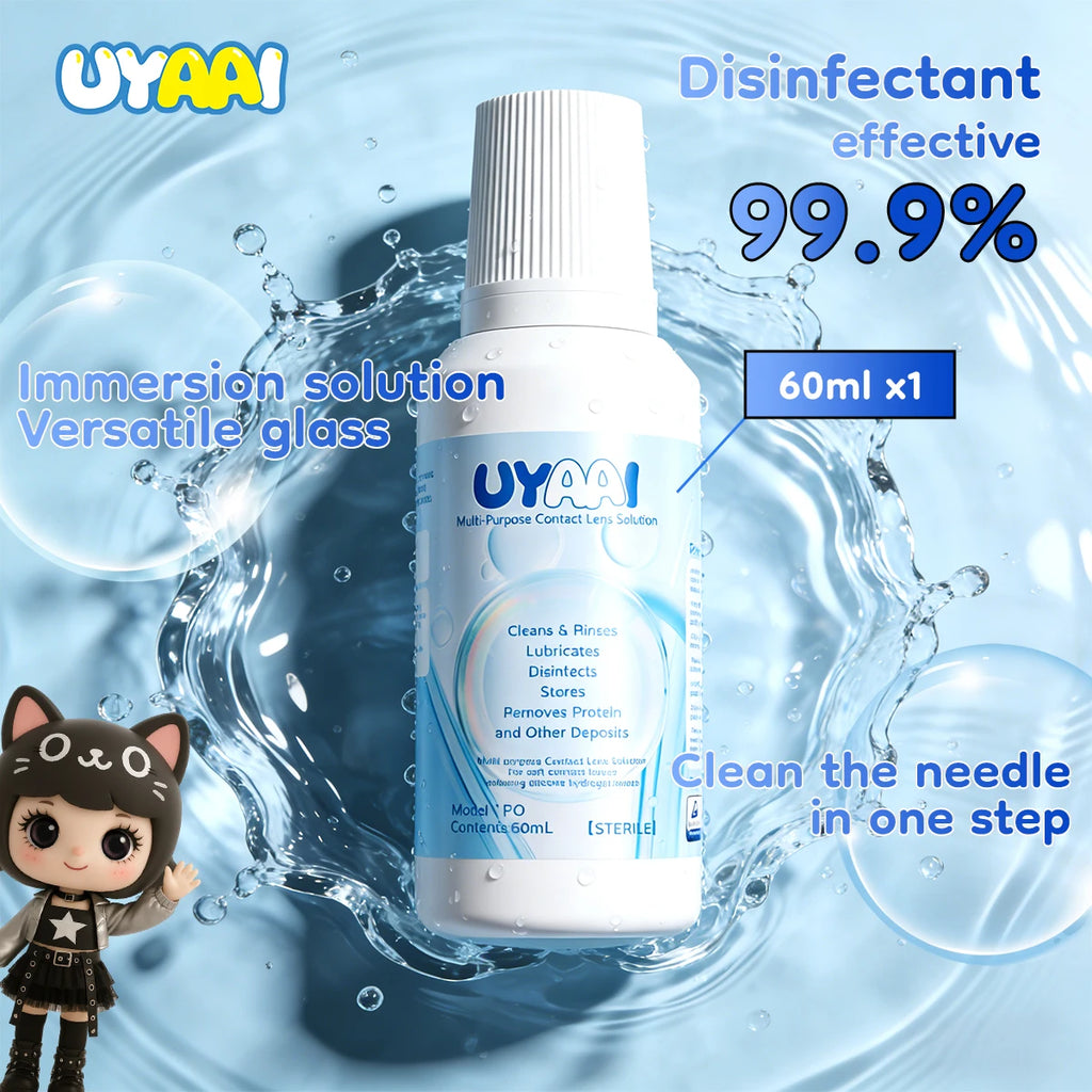 Solution Nettoyante pour Lentilles de Contact 60ml – Hydratante & Apaisante