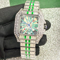 STARPERISH Montre Automatique Homme Squelette Bling Hip Hop Acier Lumineux – CLEVI Paris