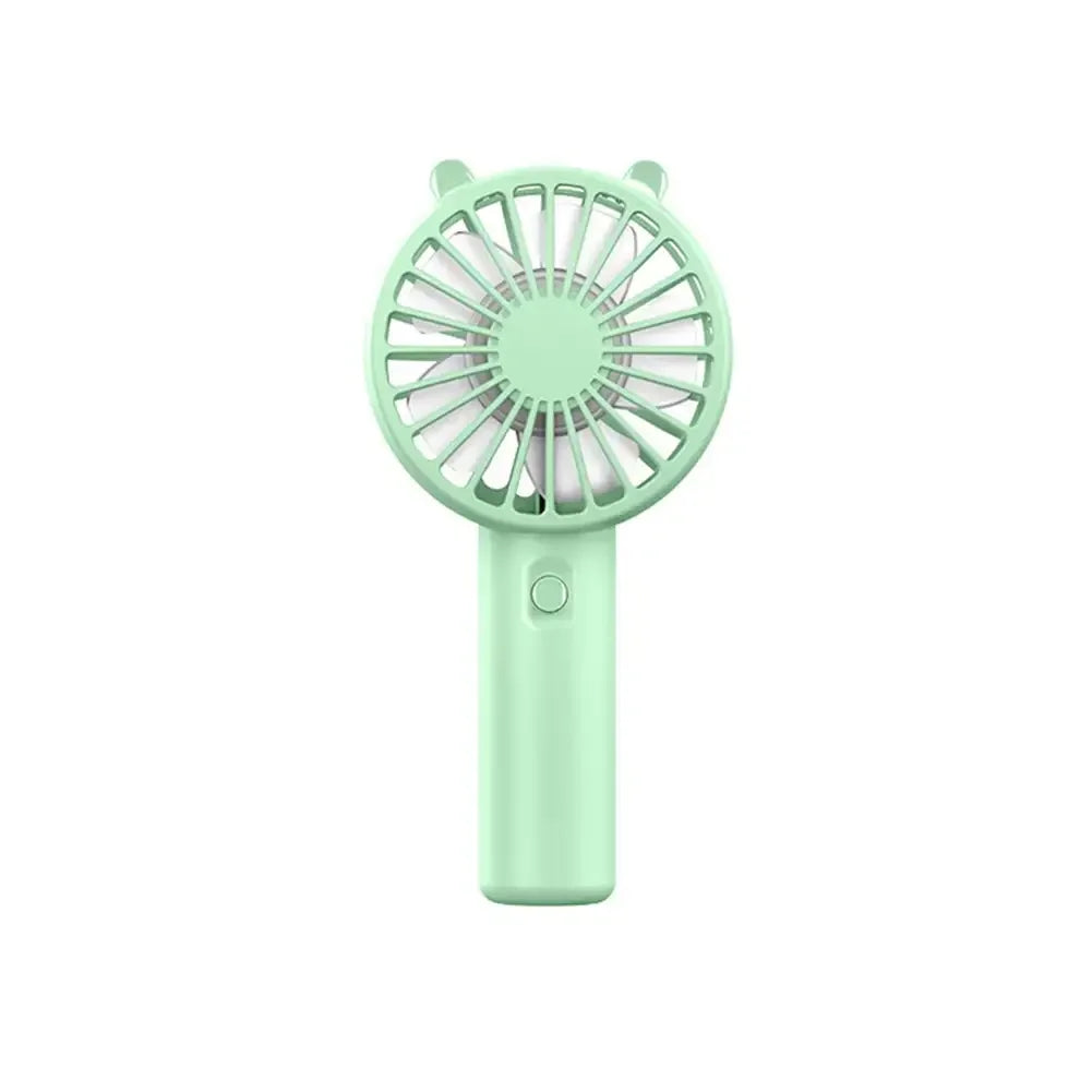 Mini Ventilateur Portable USB Rechargeable – Silencieux, Batterie 300mAh, 30min d'Autonomie, 4 Coloris