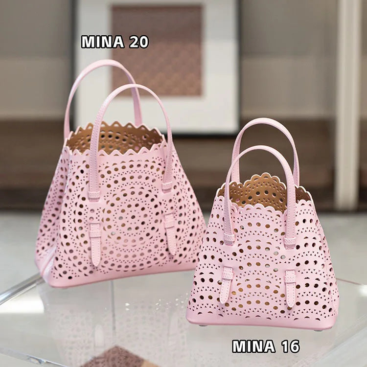 Sac seau femme ajouré, trois formats – CLEVI Paris