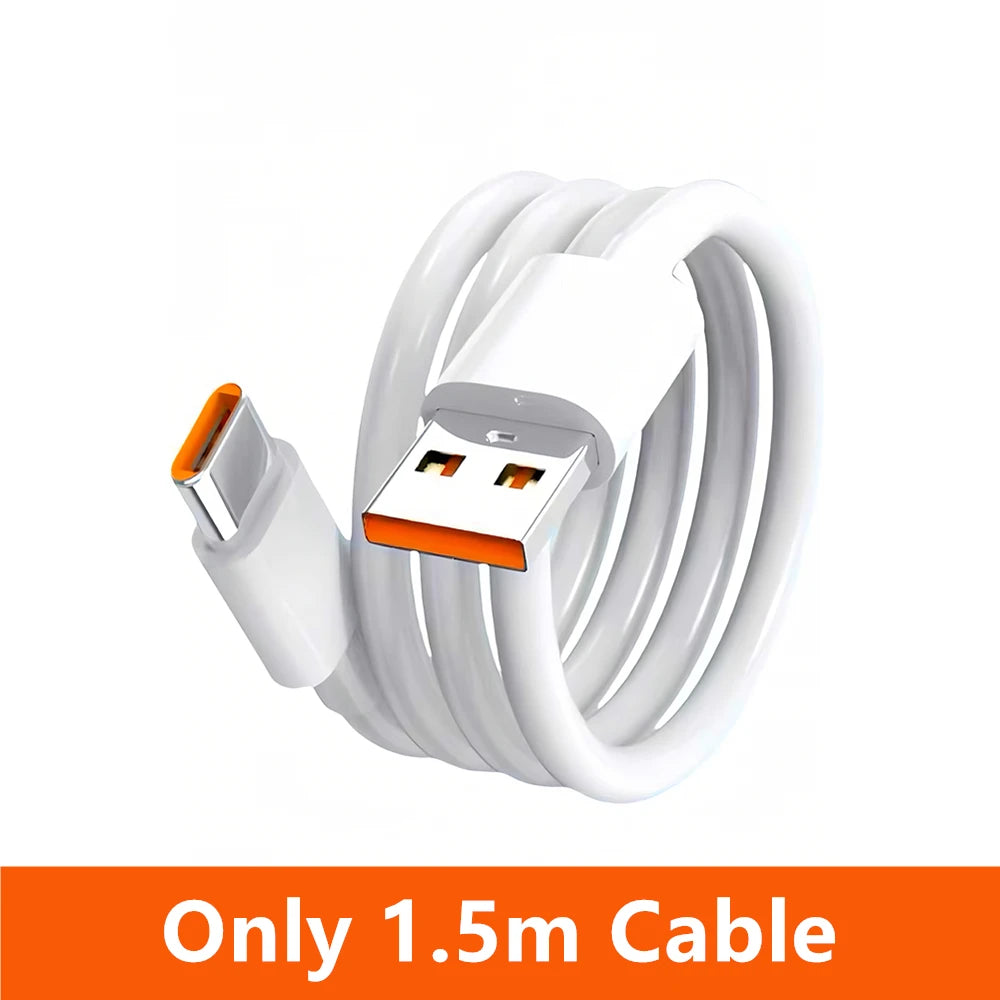 Chargeur Rapide 67W 6A USB-C Xiaomi Redmi POCO Prise EU + Câble – CLEVI Paris