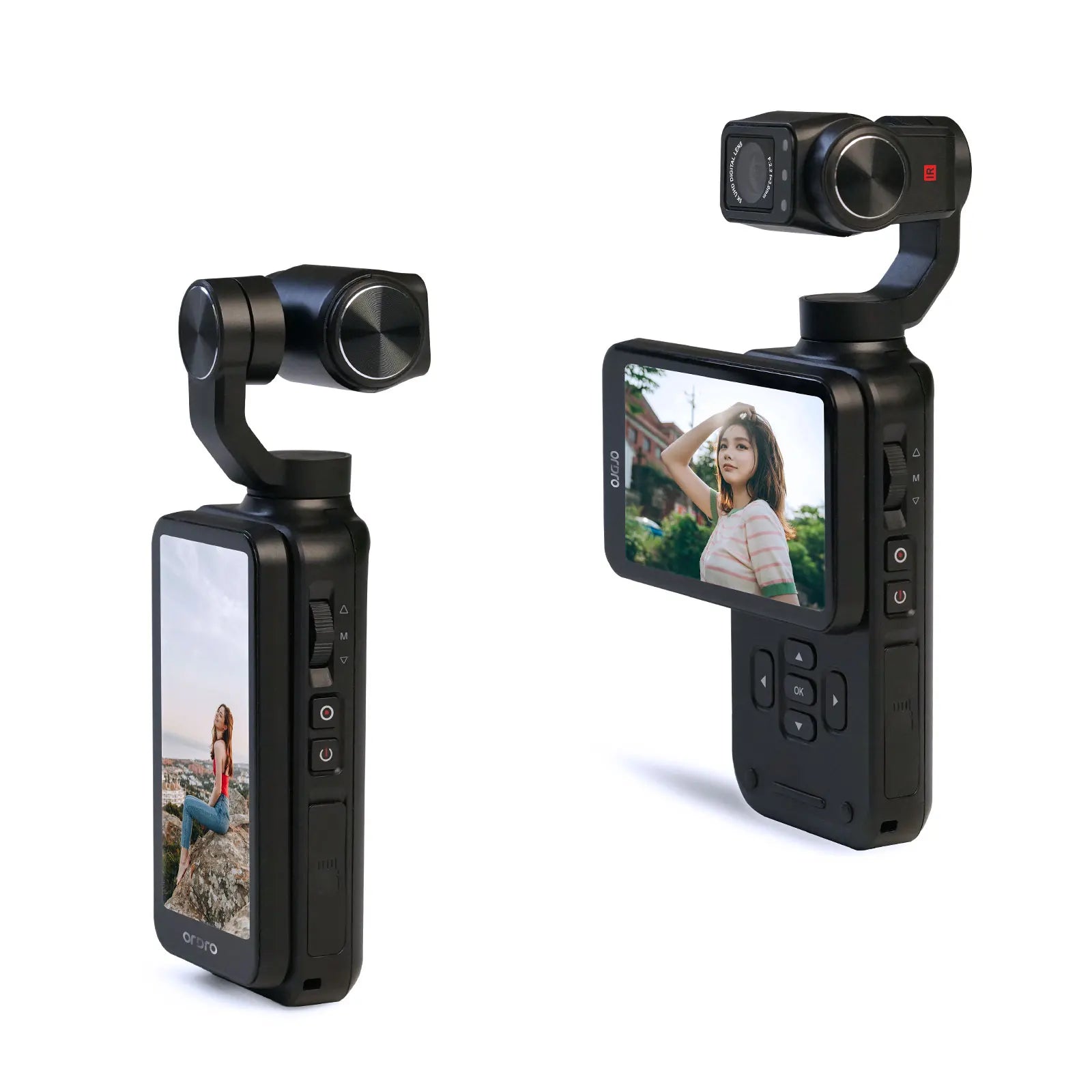 Caméra Vlog 5K Ordro M5 – Stabilisation 3 Axes, Écran Tactile 3,5", Micro Sans Fil Inclus – CLEVI Paris