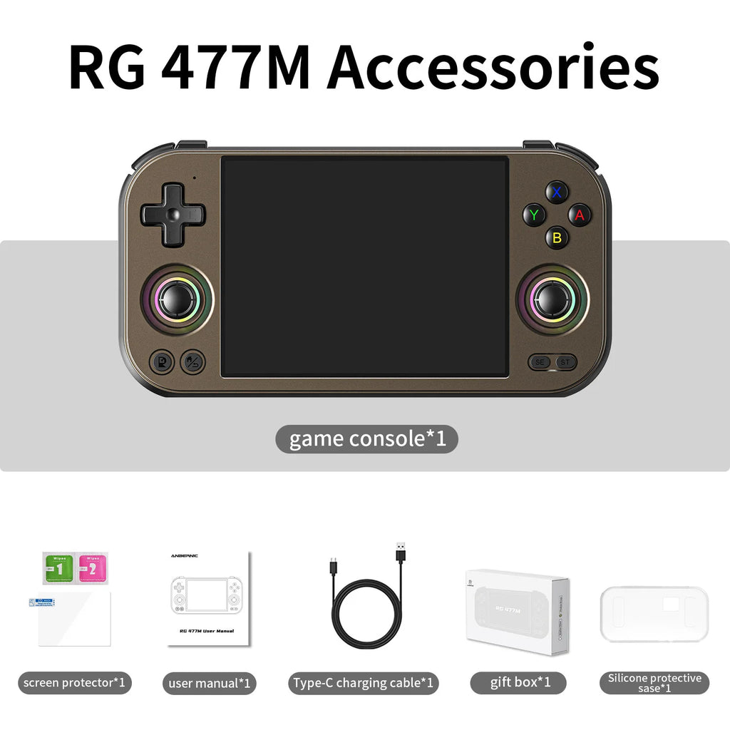 Console Gaming Portable RG477M – Écran LTPS 4,7" | Wi-Fi | PS2