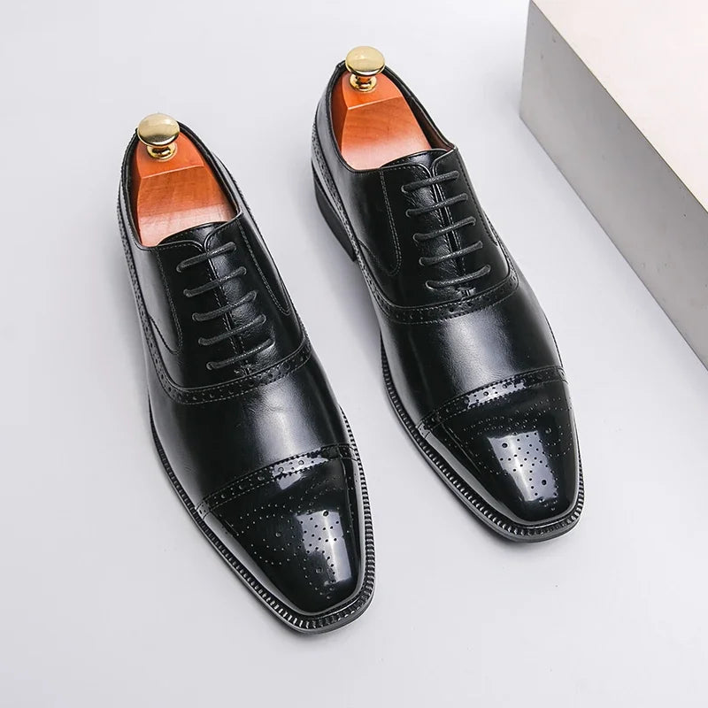 Chaussures Oxford Homme Élégantes – Lacets, Semelle Caoutchouc – CLEVI Paris