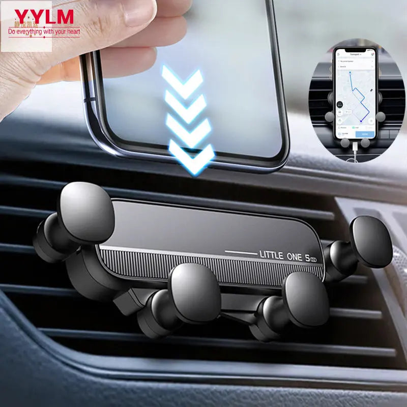 Gravity Car Phone Holder Air Vent Mount Cell Phone — CLEVI Paris
