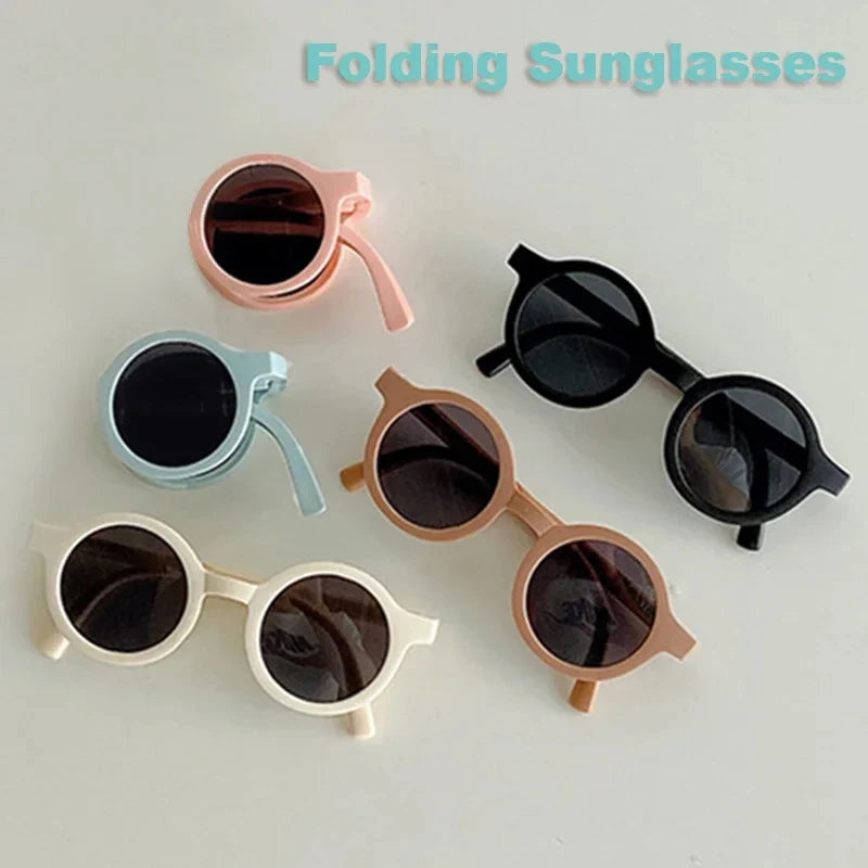 Lunettes de Soleil Enfant Pliables – Rondes, Mignonnes, 7 Coloris – CLEVI Paris