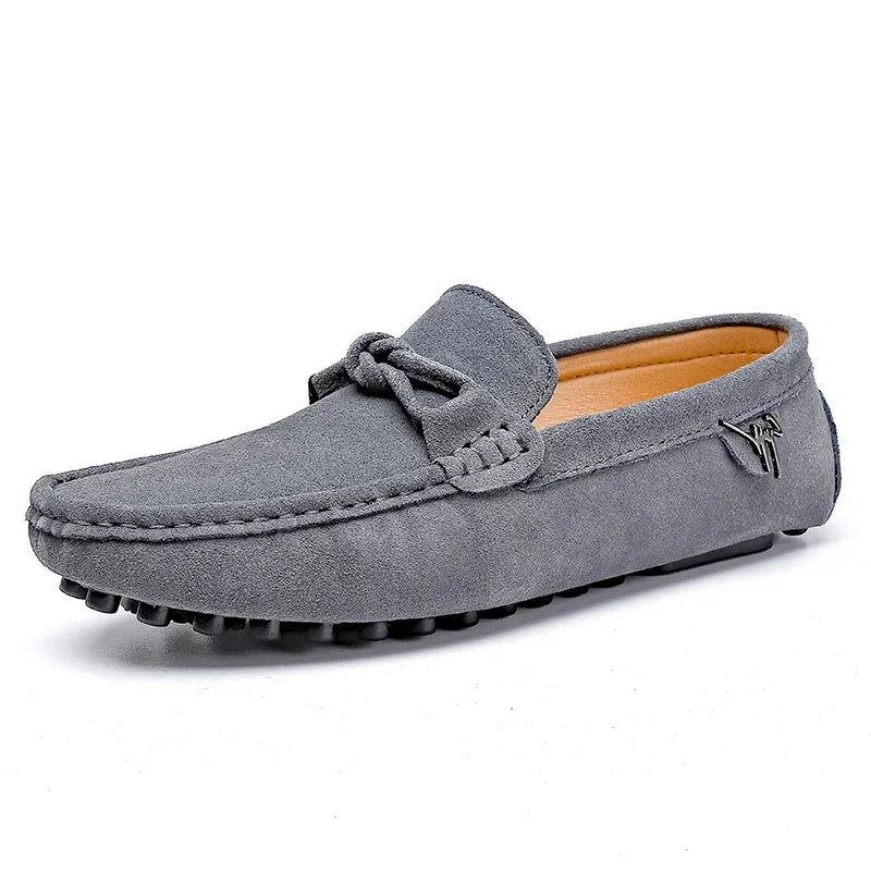 Loafers Style Britannique Homme Cuir Suède Antidérapants – CLEVI Paris