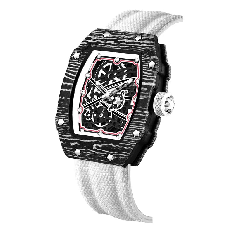 STARPERISH Montre Automatique Japonais Homme Tonneau Ultra-Fin Nylon Lumineux – CLEVI Paris
