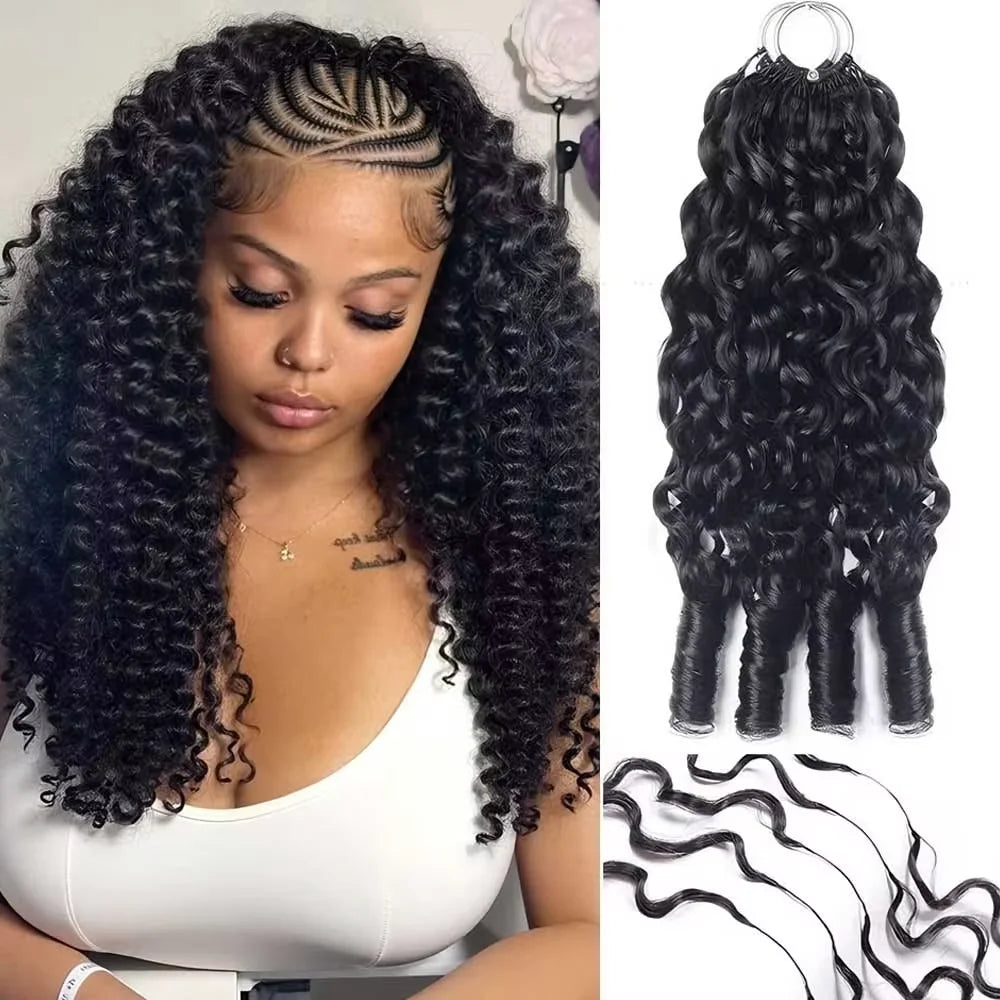 Extensions Crochet Burmese Curly Cheveux Humains Remy Hair Deep Wave 12-30 Pouces – CLEVI Paris