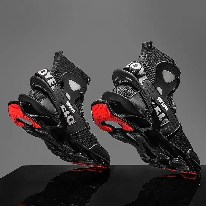 Sneakers Homme Flyknit Respirants Semelle Caoutchouc — Running & Casual | CLEVI Paris