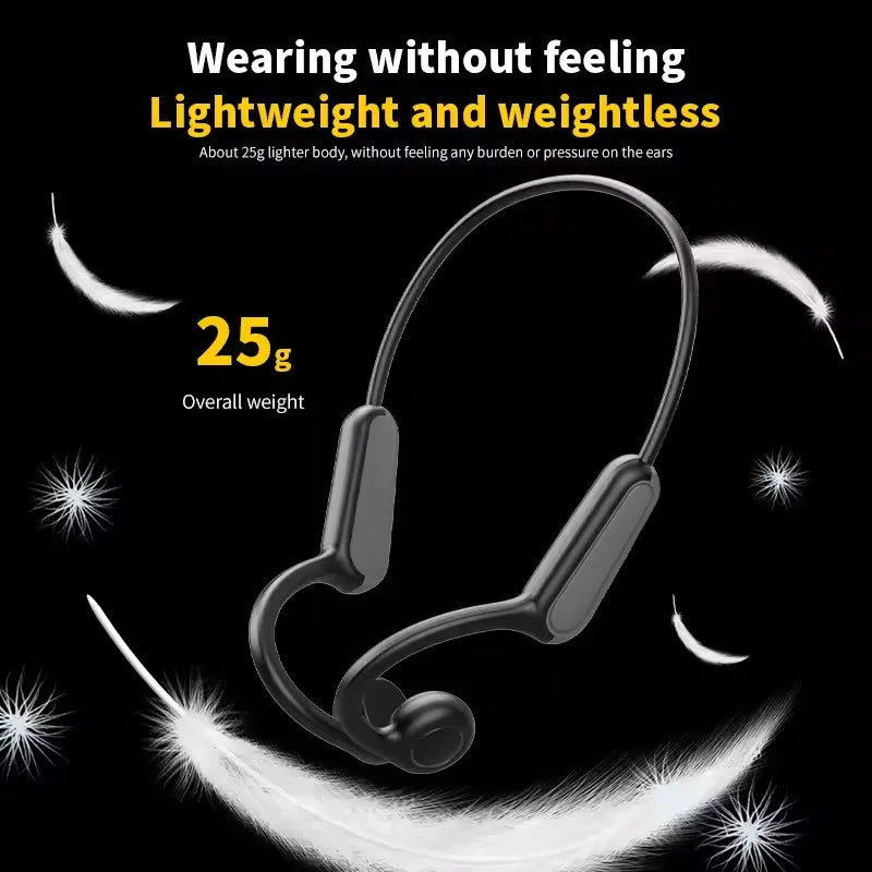 Casque à Conduction Osseuse Sport — Bluetooth 5.0, Micro, Waterproof | CLEVI Paris