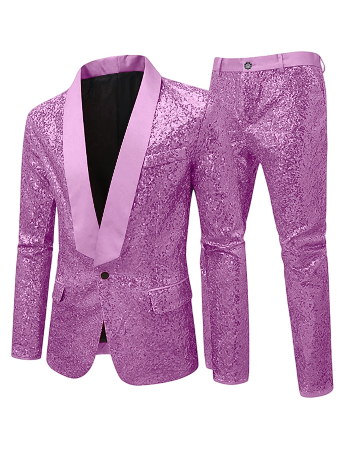 Costume Smoking Sequins Homme 2 Pièces – CLEVI Paris