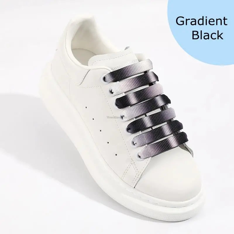 Lacets plats colorés pour baskets – CLEVI Paris