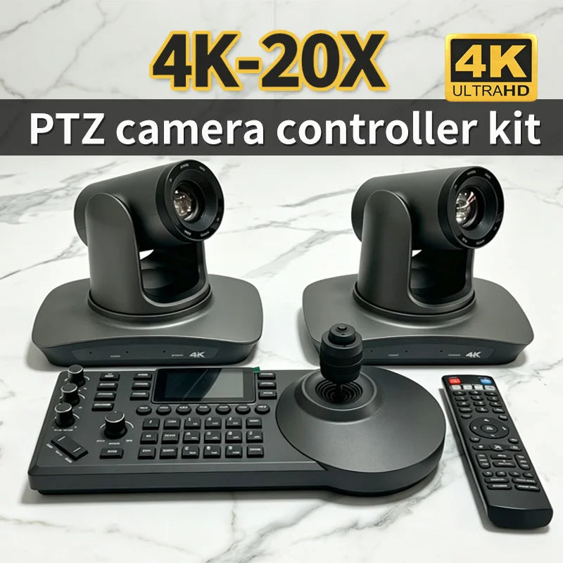 Caméra PTZ 4K SGSHIXV – Suivi IA 20x Zoom Optique Capteur Sony 8MP HDMI USB LAN PoE Conférence Diffusion Live – CLEVI Paris