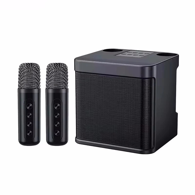 AyeBeau Enceinte Karaoké Bluetooth 5.3 10W 2 Micros Live Streaming – CLEVI Paris