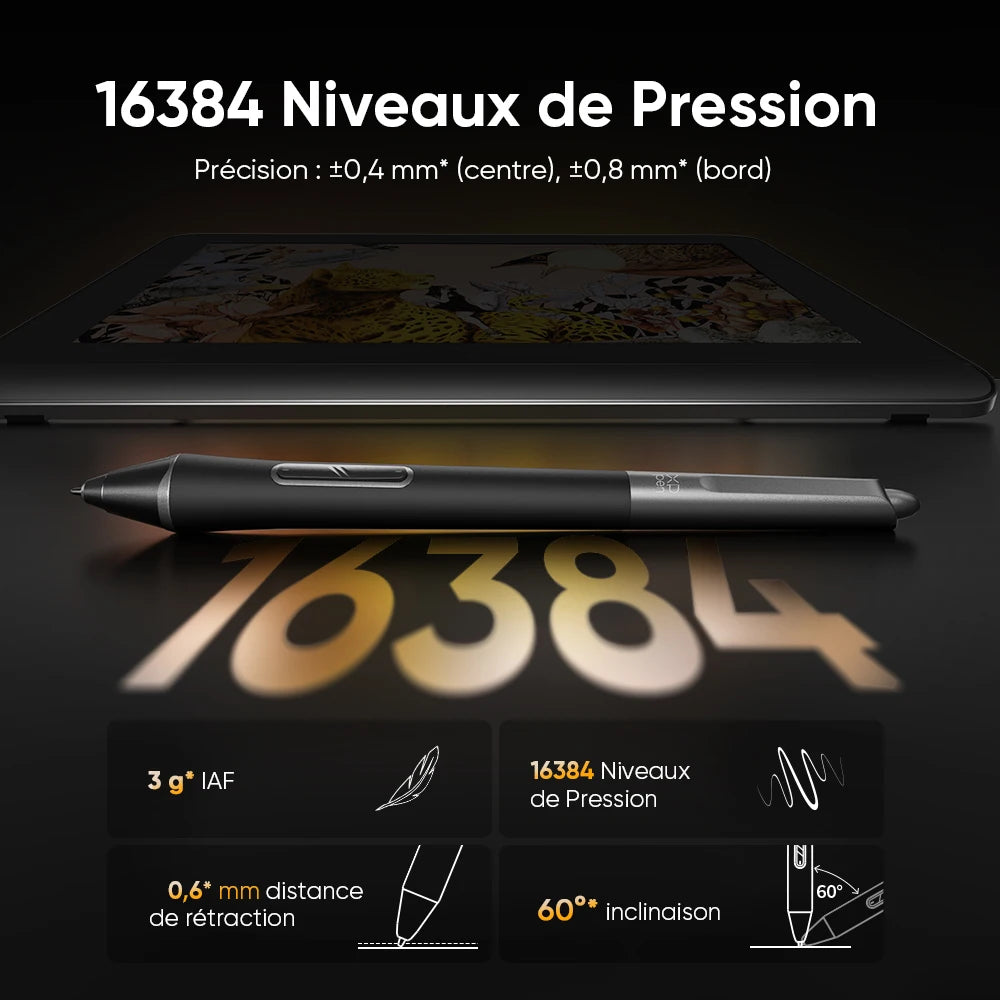 XPPen Artist Pro 16 Gen 2 – Tablette Graphique 16K 2.5K Stylet X3 Pro