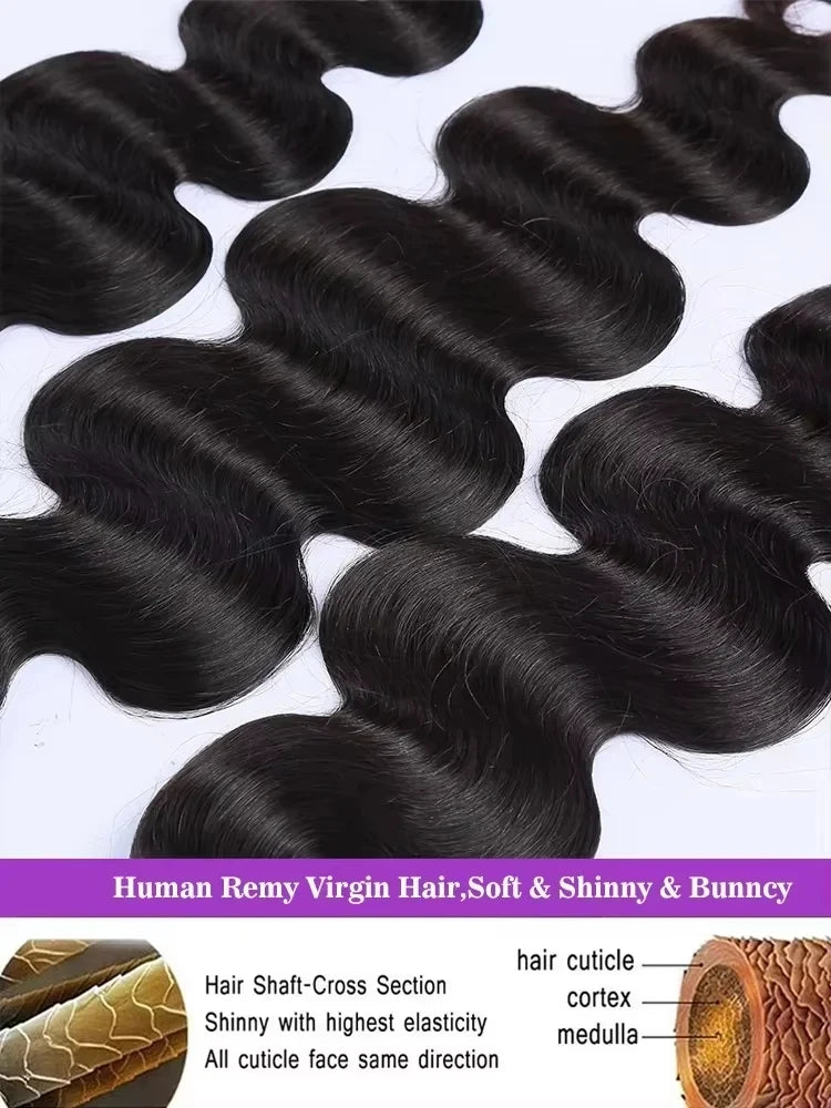 Bundles Body Wave indiens, cheveux humains – CLEVI Paris