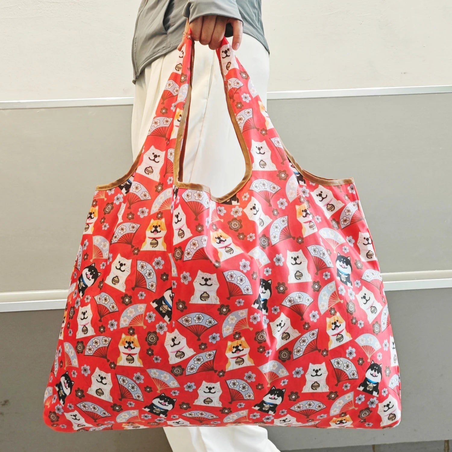 Tote Bag Polyester Grande Capacité | Sac Cabas Léger Pliable 25 Coloris – CLEVI Paris