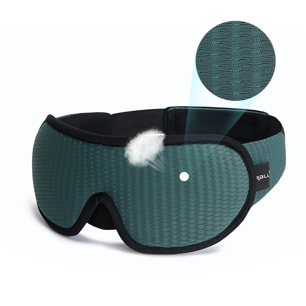Masque de Nuit 3D Anti-Lumière Rembourré Ergonomique — CLEVI Paris