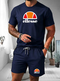 Ensemble 2 Pièces Homme T-shirt Col Rond + Short Cordon Été 2026 – Casual Sport, 20 Coloris, S à XXL – CLEVI Paris
