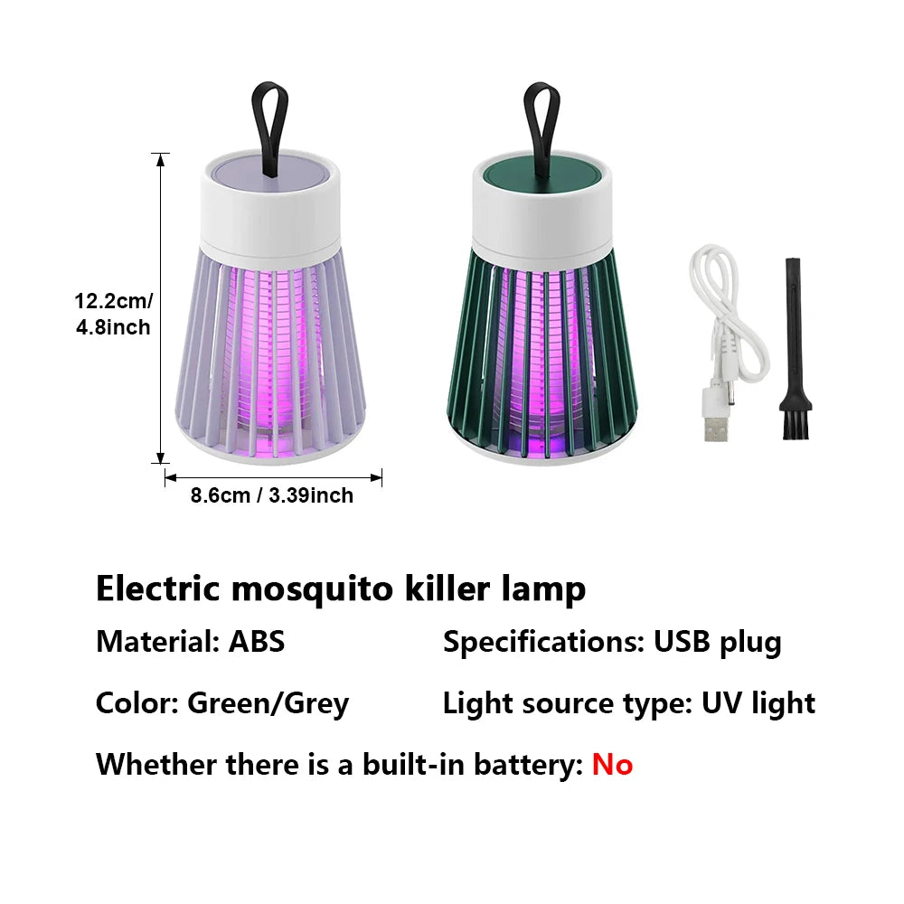 Lampe Anti-Moustiques Électrique 2-en-1 USB Lumière UV — CLEVI Paris