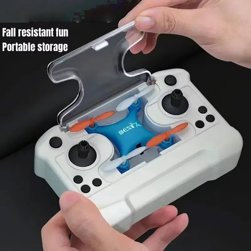Mini Drone Quadricoptère Télécommandé – Hauteur Fixe, Lumières LED, Mode Sans Tête – CLEVI Paris