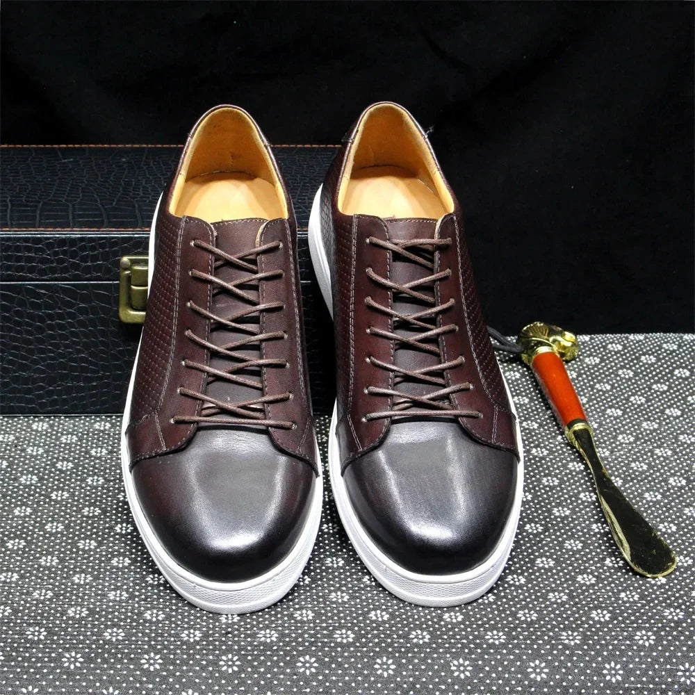 Derby Casual Homme Cuir Vachette 7 Œillets Respirant Lacets | Conduite & Quotidien EU 40-47