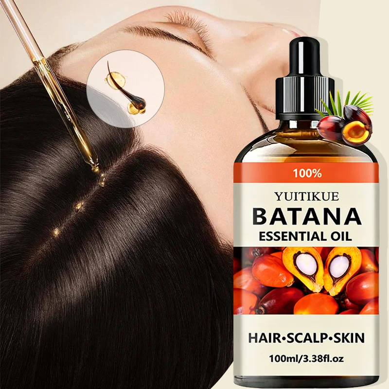 Huile Essentielle de Batana Pure 100% YUITIKUE – Croissance Capillaire, Soin Cuir Chevelu & Hydratation Peau 100ml
