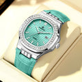 Montre Quartz Femme BANGWEI 8823 Carrée Diamants Bracelet – CLEVI Paris