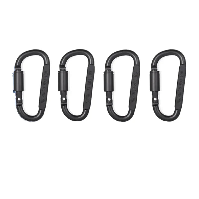 Mousquetons Aluminium Verrouillables | EDC, Camping, Porte-Clés & Sac à Dos, 50 kg – CLEVI Paris