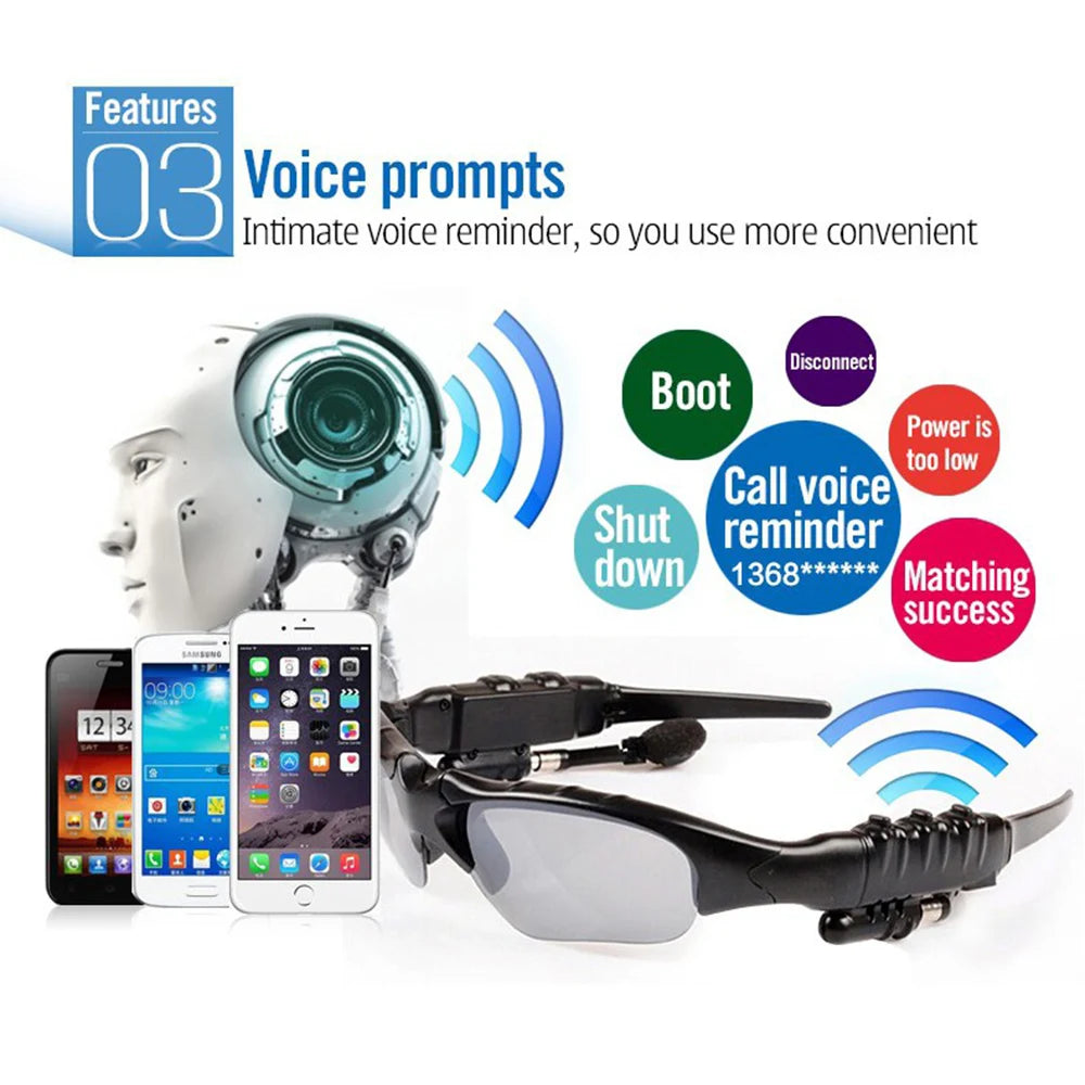 Lunettes de Soleil Bluetooth Polarisées Unisexe Écouteurs Intégrés UV – CLEVI Paris