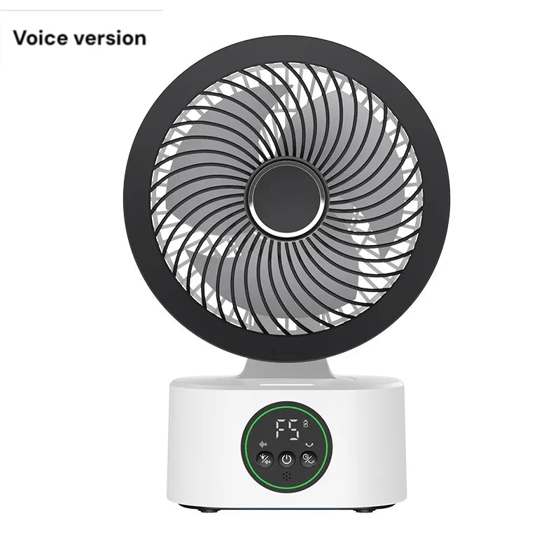 Ventilateur mural pliable rechargeable USB – CLEVI Paris