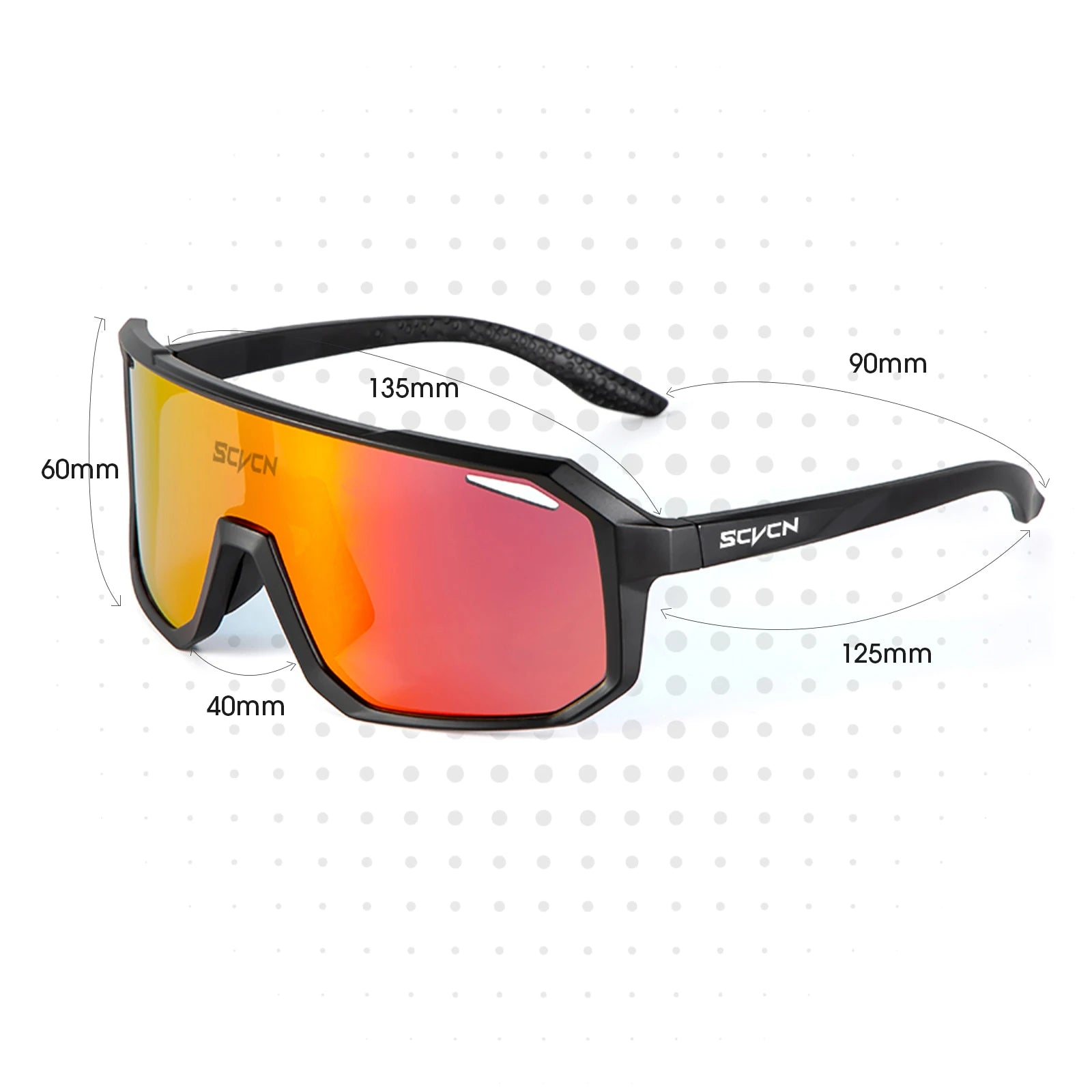 Lunettes de Cyclisme Sport Unisexe TR-90 UV400 CE 21 Coloris – CLEVI Paris