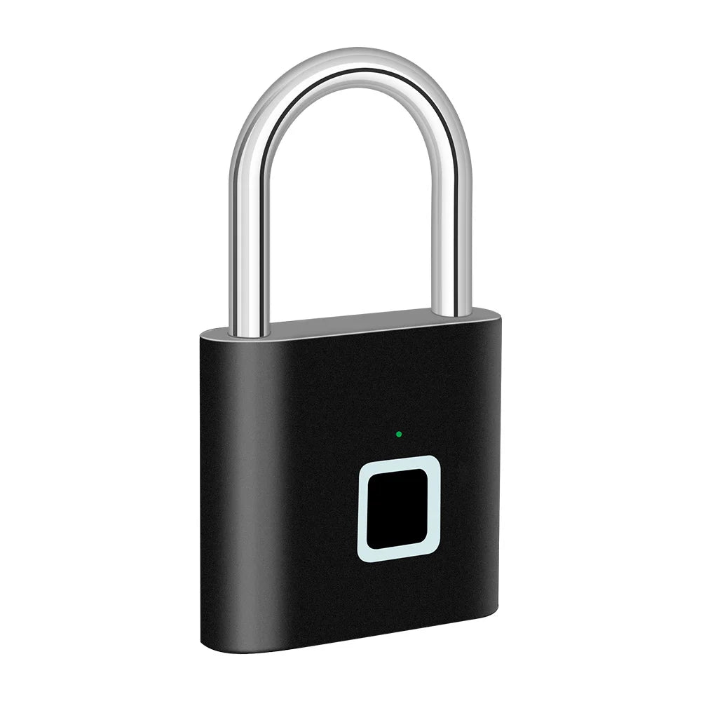 Cadenas Connecté Empreinte Digitale – Anti-Crochetage, Rechargeable, Gym / Bagage / Casier