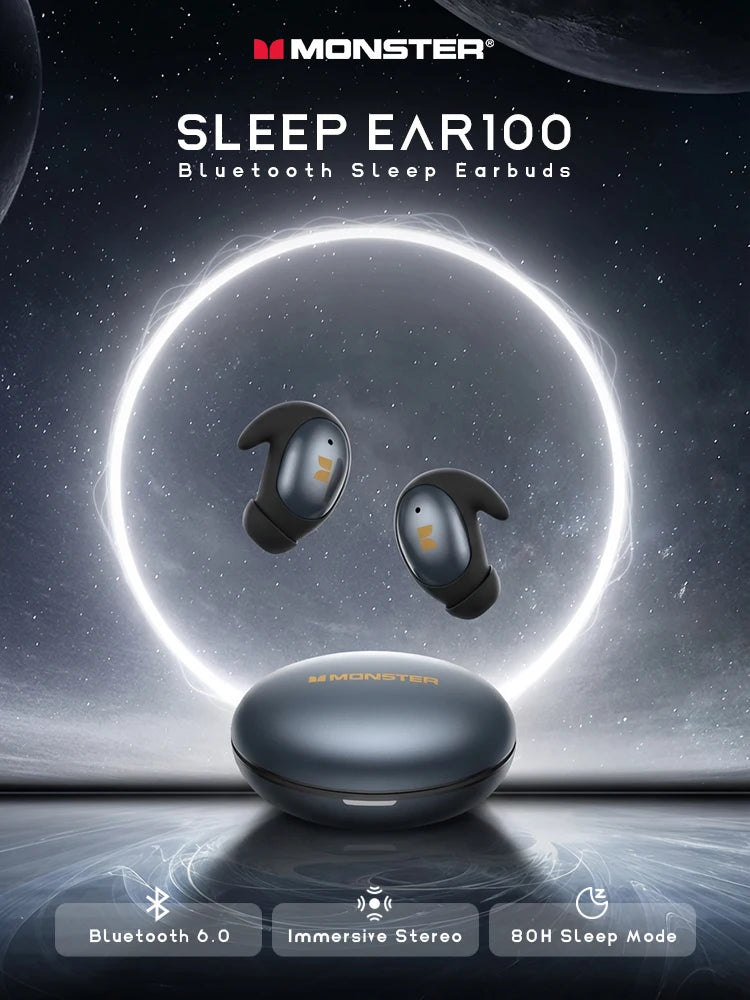 Écouteurs Sommeil Monster Sleep Ear100 BT 6.0 – CLEVI Paris