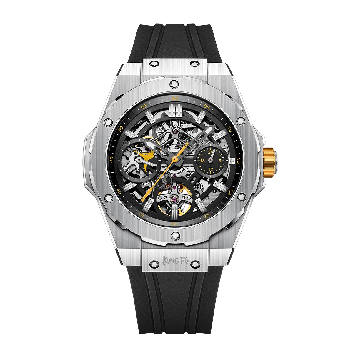 Montre Mécanique Édition Limitée Welly Merck WM128M – Kung Fu Verre Saphir Étanche 5 Bars