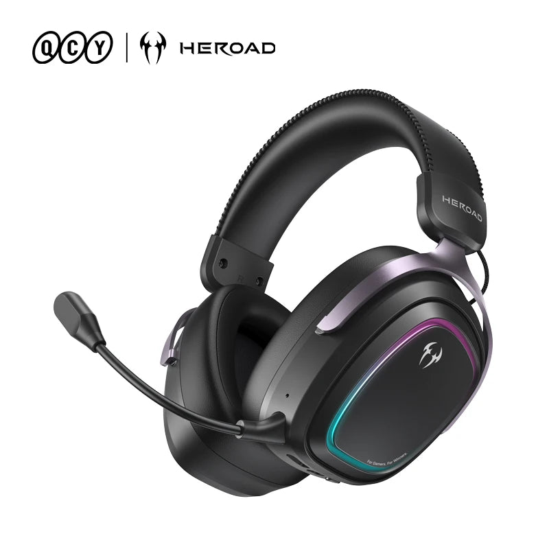 Casque Gaming QCY Heroad GT2 THX Spatial 7.1.4 Tri-Mode 127h 3 Micros ENC – CLEVI Paris