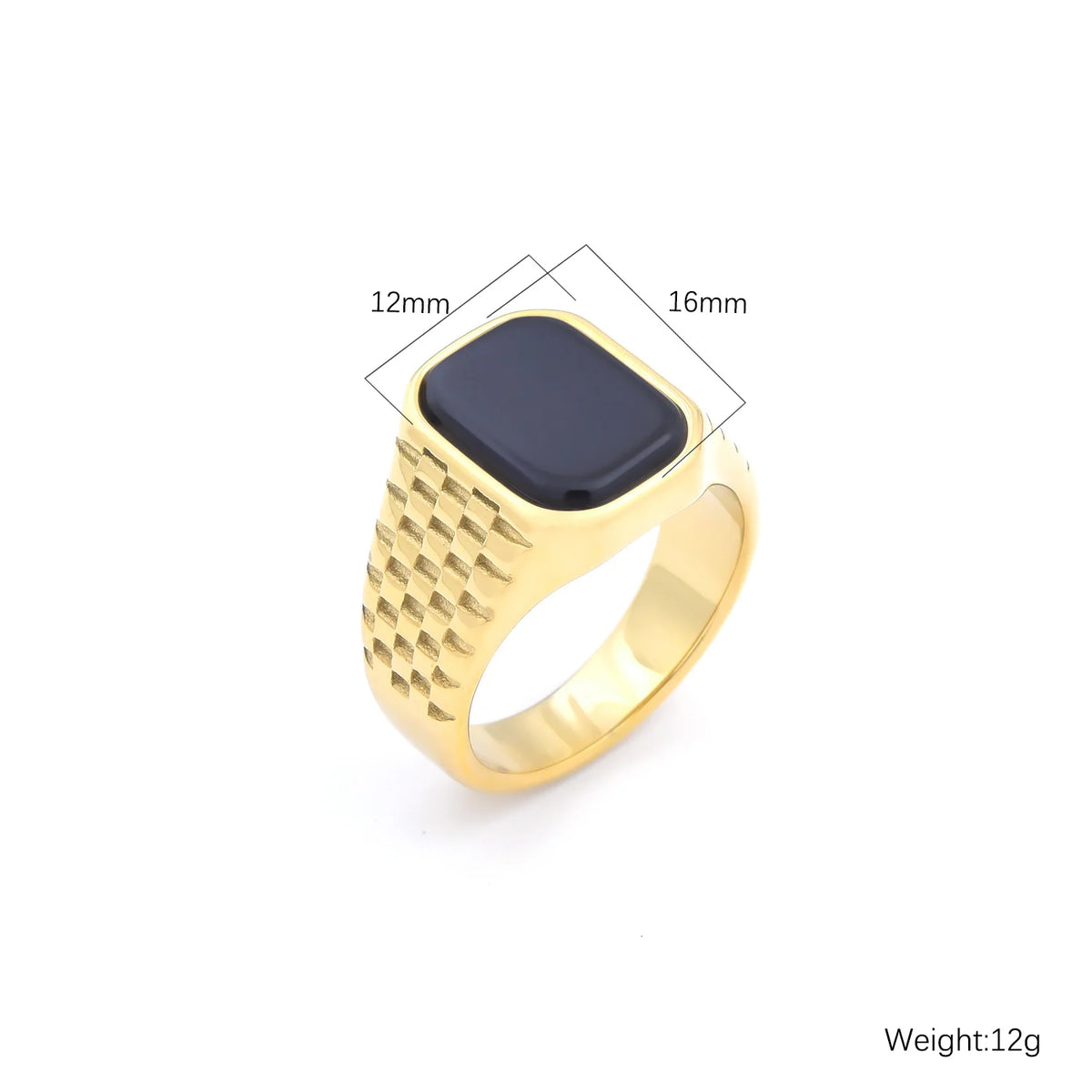 Bague homme en acier 316L – CLEVI Paris
