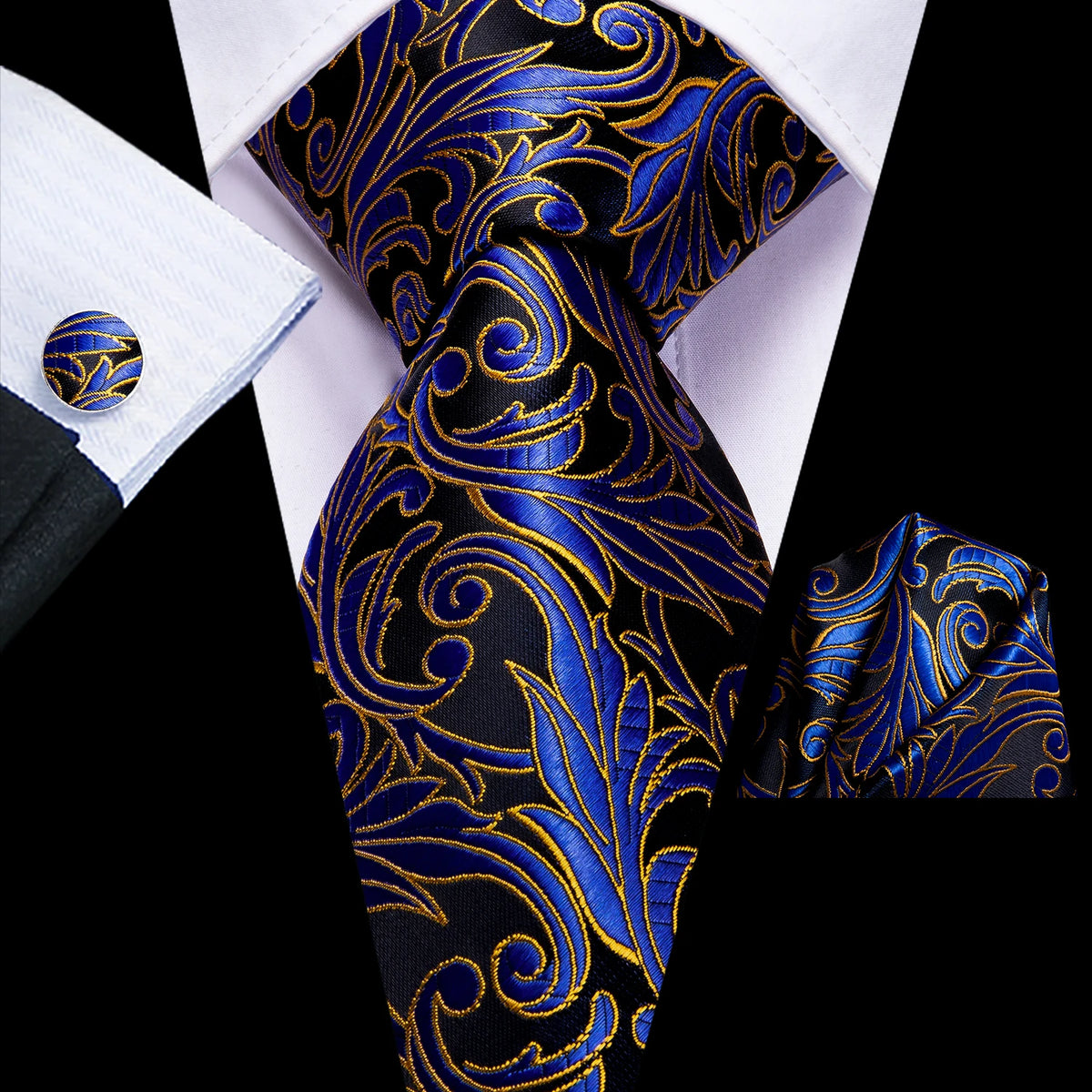 Ensemble cravate homme paisley – CLEVI Paris