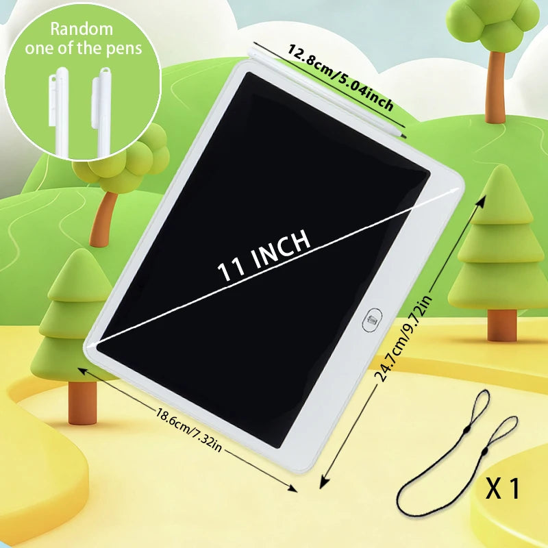 Ardoise LCD Enfant RSP Tablette Dessin Éducative 11/13/16 Pouces 3-8 Ans – CLEVI Paris