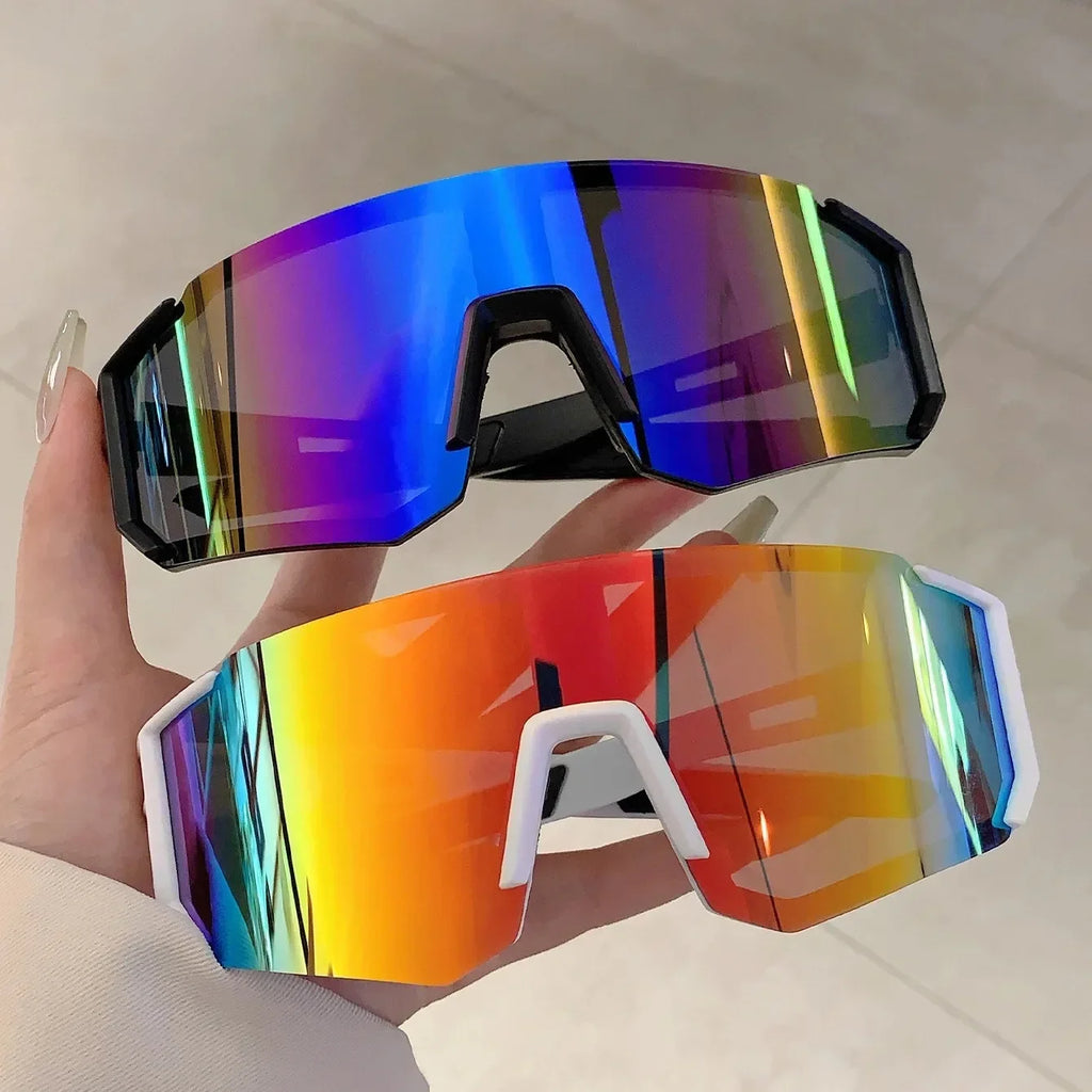 Lunettes de Soleil Oversized Unisexe Miroir UV400 Anti-Reflets 2587 – CLEVI Paris