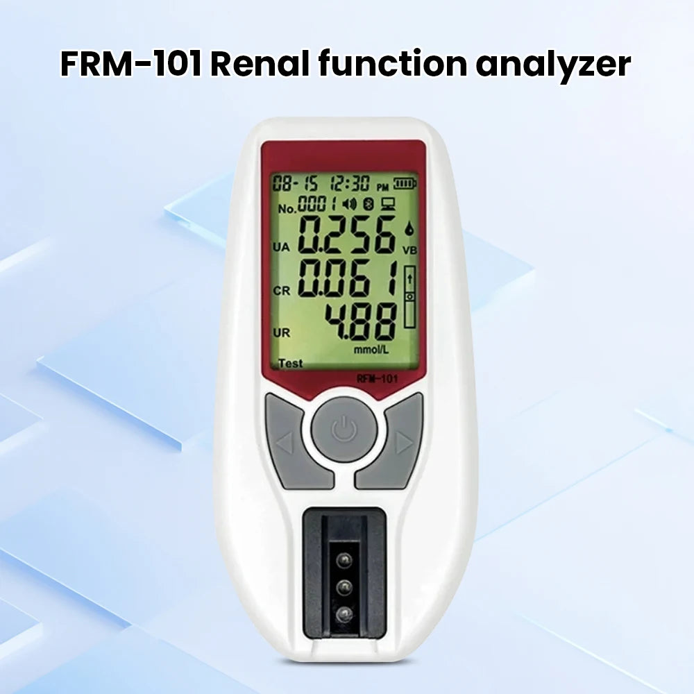 Analyseur Fonction Rénale 3-en-1 Acide Urique Créatinine Urée Bluetooth – CLEVI Paris