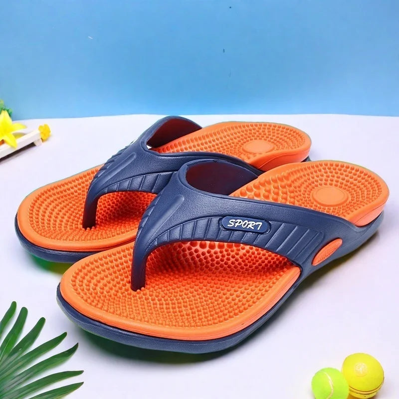 Sandales EVA Légères Homme – Semelle Massage Slip-On Plage Extérieur 7 Coloris Pointures 40–47 – CLEVI Paris