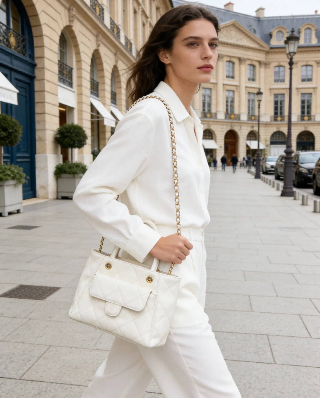 Sac Cabas Femme Cuir Véritable Bureau Résistant Multi-Port – CLEVI Paris