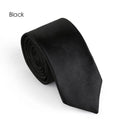 Cravate homme unie fine 5 cm – CLEVI Paris