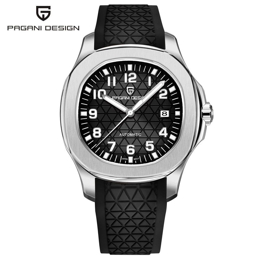 Montre PAGANI DESIGN PD-YS031 – Automatique, Verre Saphir AR, Acier Inoxydable, Couronne Visée, Étanche 10 ATM – CLEVI Paris