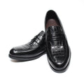 Penny Loafers Cuir Imprimé Alligator Homme – CLEVI Paris