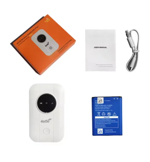Routeur 5G 150Mbps – Batterie 3600mAh & Slot SIM – CLEVI Paris
