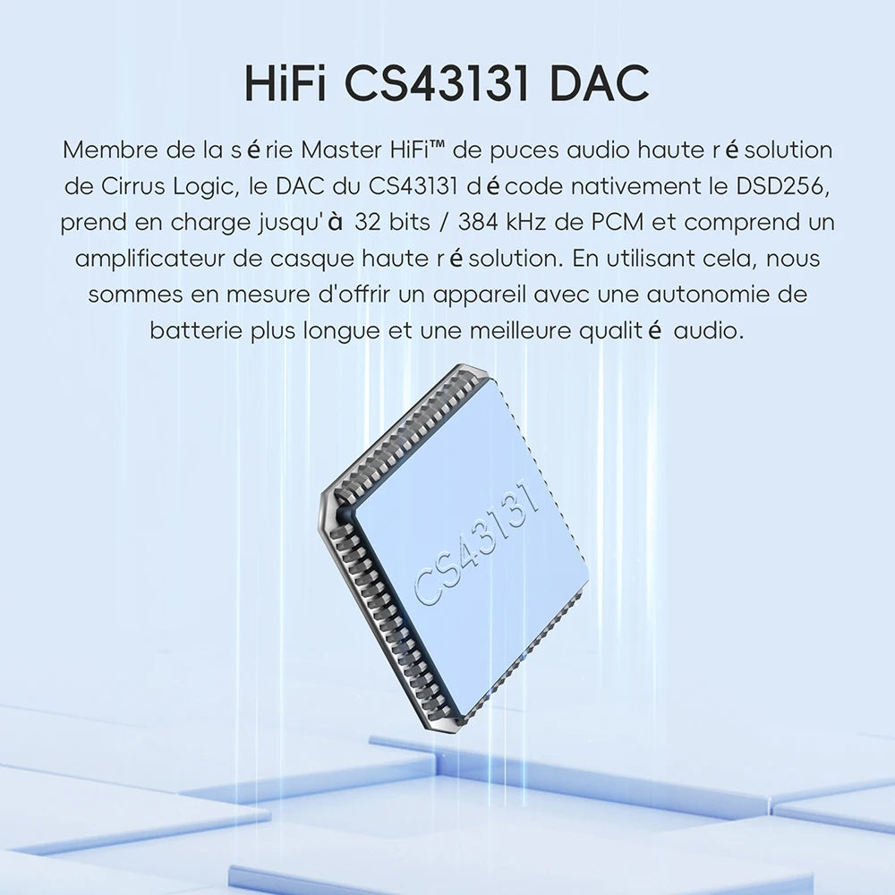 HiBy R1 Lecteur Audio HiFi DAP DSD256 Bluetooth 5.1 WiFi – CLEVI Paris
